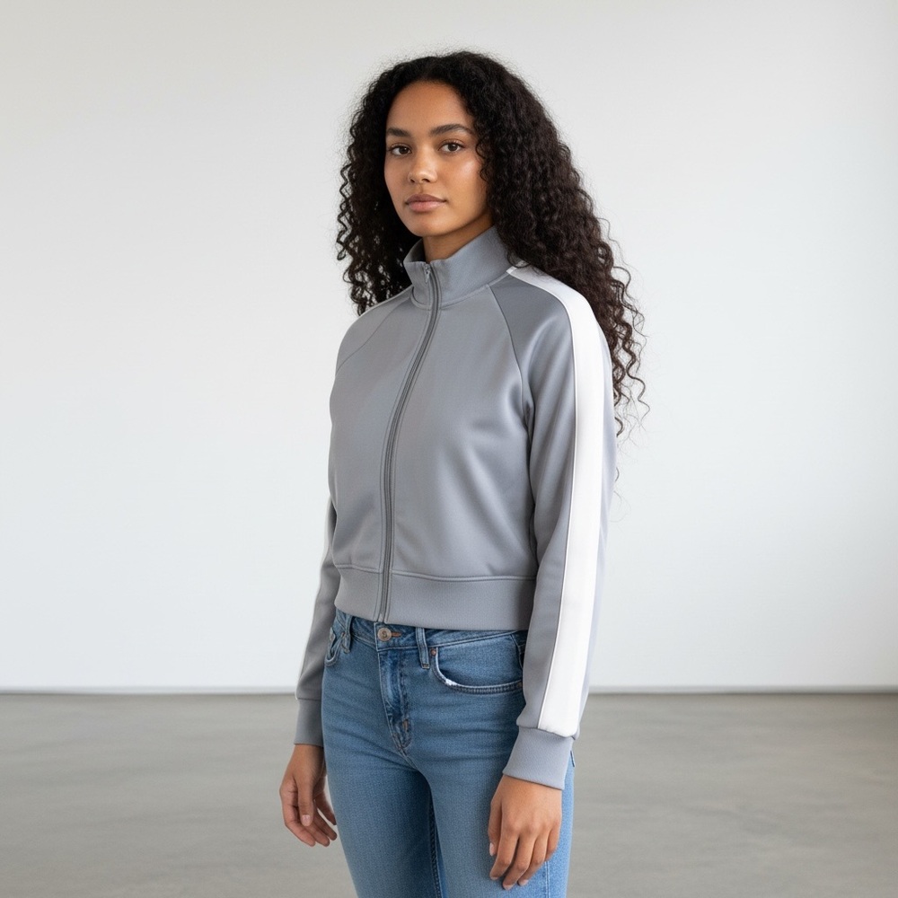 SOLD Skims Gray and White Jacket